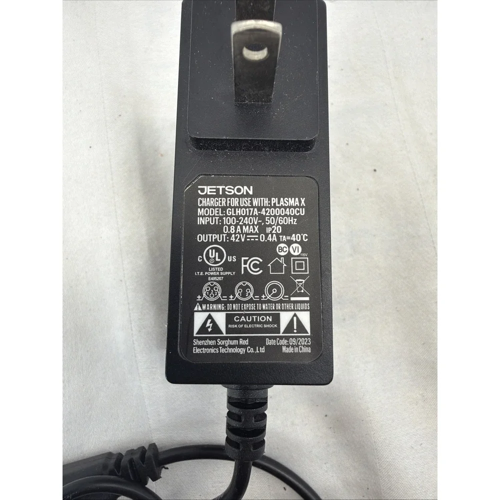 Jetson Switching Power Supply Adapter 42V 0.8A MAX MSL-GLH017A 3-Pin